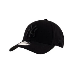 NEW ERA Casquette NY 39Thirty Noir Noir -New Era 39thirty ny noir noir 1