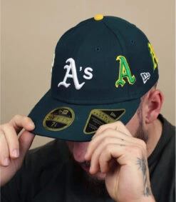 NEW ERA All Over Logo 5950 Low Profile Athletics