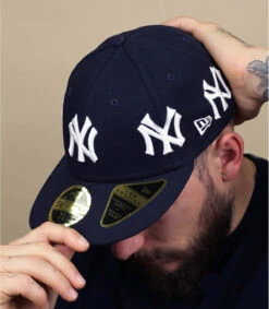 NEW ERA All Over Logo 5950 Low Profile NY