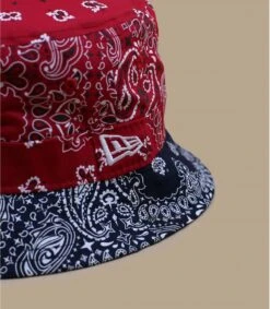 NEW ERA Bucket Paisley Scarlet 5 NEW ERA Bucket Paisley Scarlet -New Era bucket paisley scarlet 2