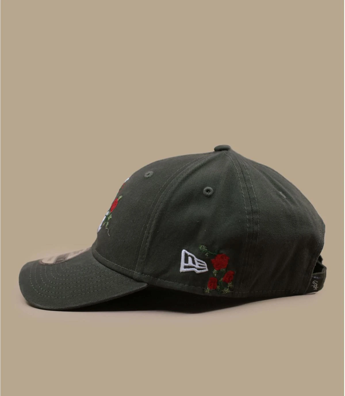 NEW ERA Casquette Flower 940 Sox Olive 4 NEW ERA Casquette Flower 940 Sox Olive – Image 4
