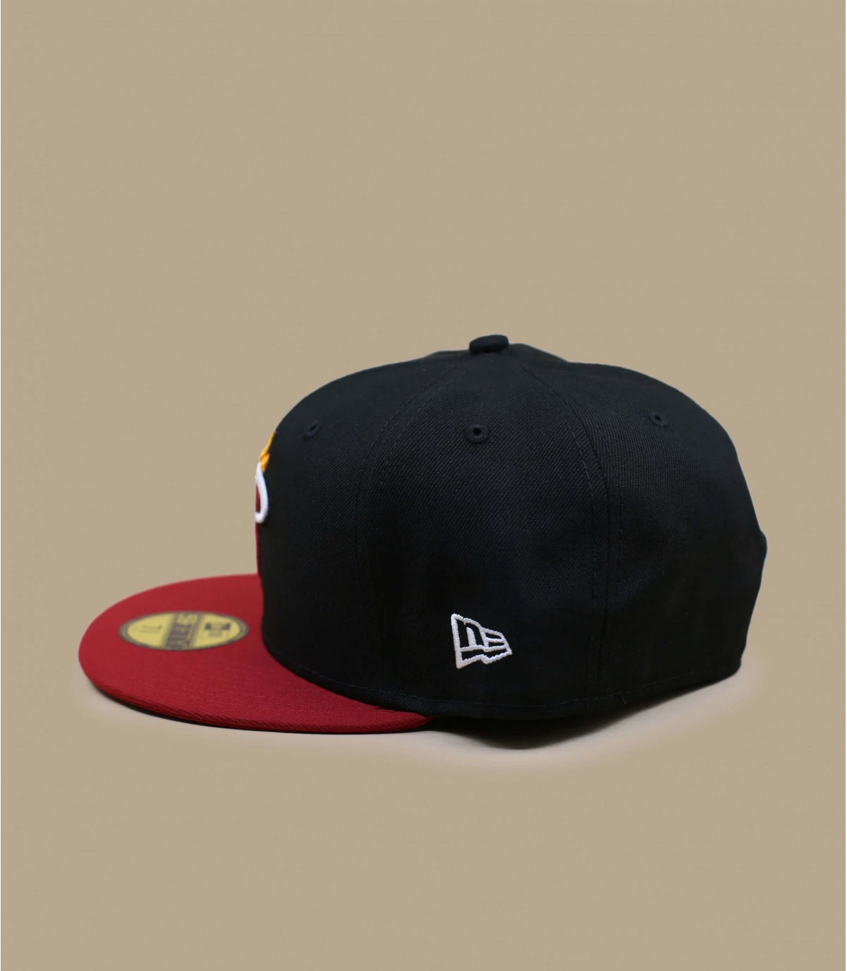 NEW ERA Casquette Miami 59fifty Heat Noire 2 NEW ERA Casquette Miami 59fifty Heat Noire â Image 2