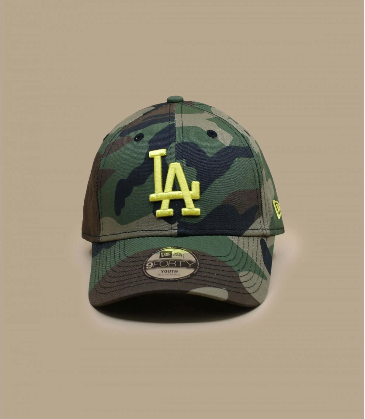 NEW ERA Casquette Kids All Over Camo 940 LA Woodland Leomon 2 NEW ERA Casquette Kids All Over Camo 940 LA Woodland Leomon – Image 2