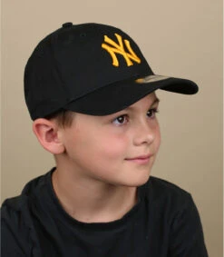 NEW ERA Casquette Kids League Ess 940 NY Black Gold