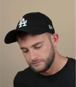 NEW ERA Casquette LA 3930 Black White
