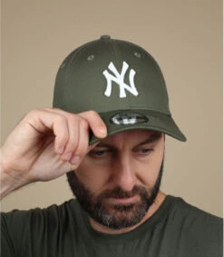 NEW ERA Casquette League Ess 9forty NY Olive