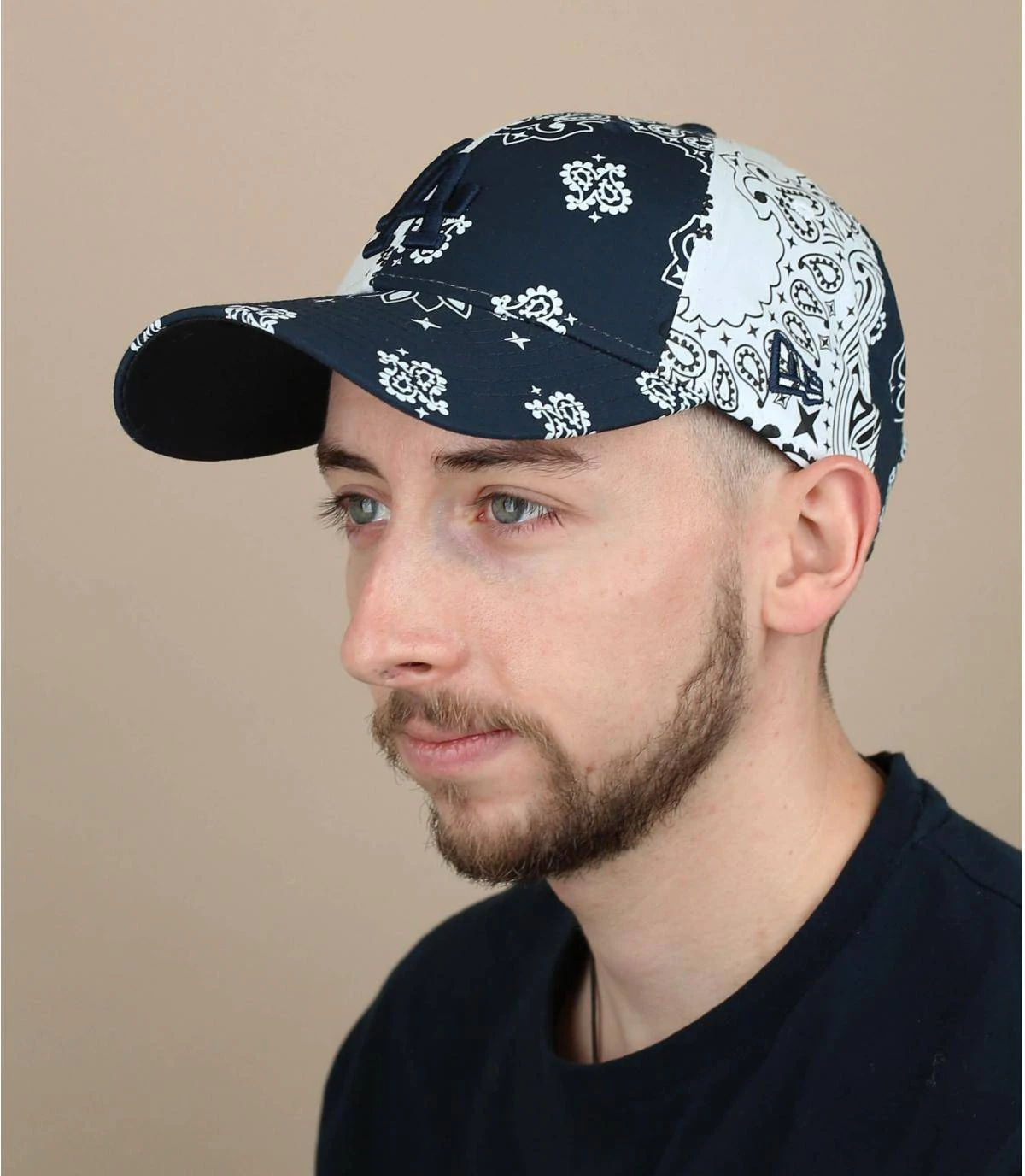 NEW ERA Casquette Paisley Print 940 LA Navy 1 NEW ERA Casquette Paisley Print 940 LA Navy