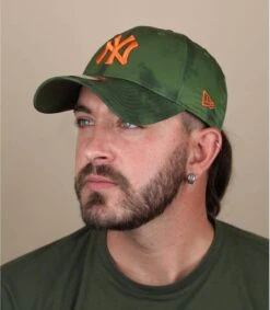 NEW ERA Casquette Poly Print 940 NY Olive