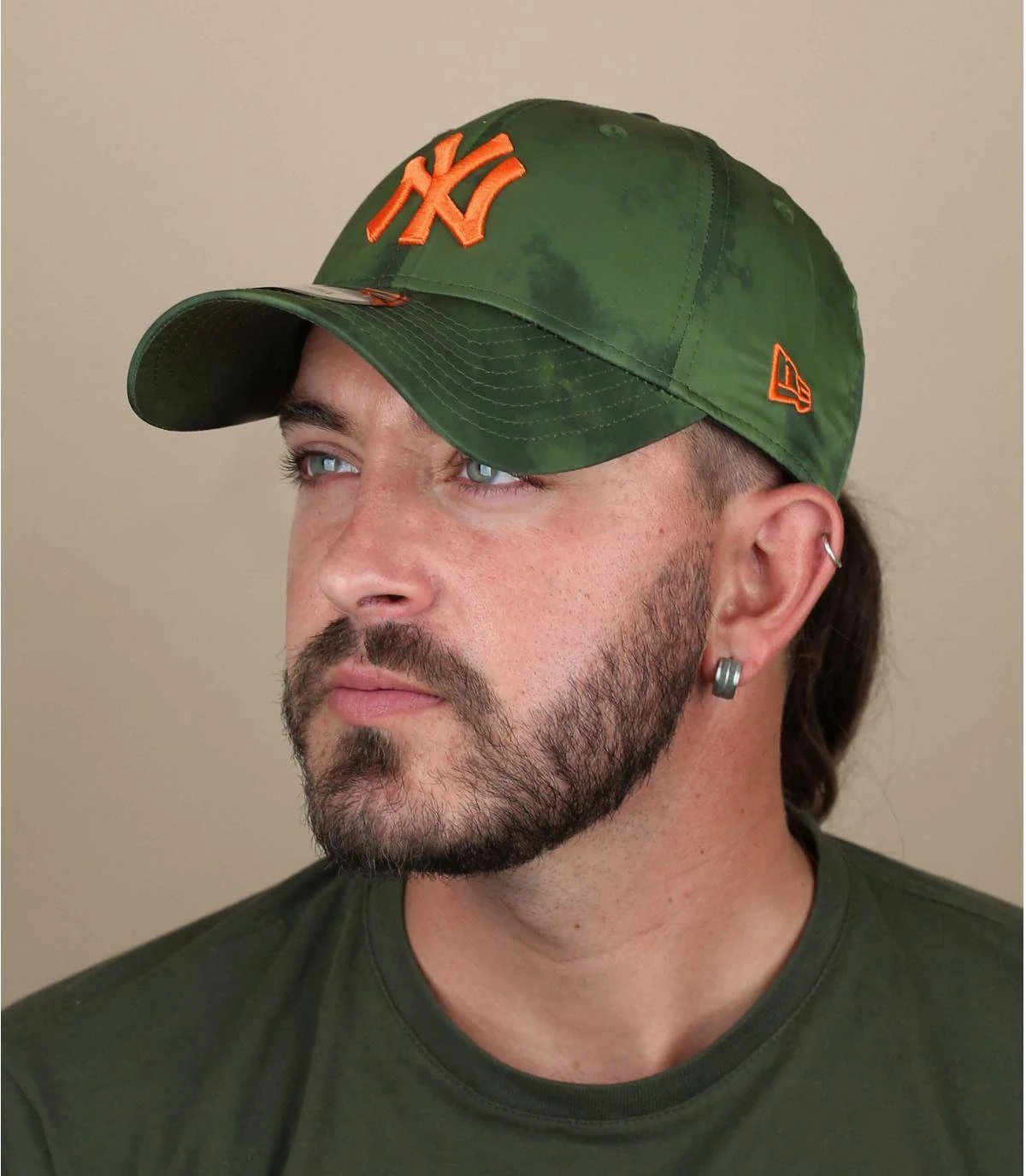 NEW ERA Casquette Poly Print 940 NY Olive 1 NEW ERA Casquette Poly Print 940 NY Olive