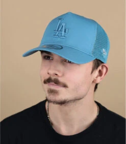 NEW ERA Casquette Trucker Tonal Mesh LA Blue