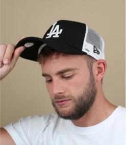 NEW ERA Clean Trucker LA Black White