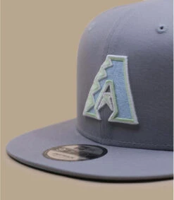 NEW ERA Pastel Patch 9Fifty Diamondbacks Grey Blue -New Era pastel patch 9fifty diamondbacks grey blue 2