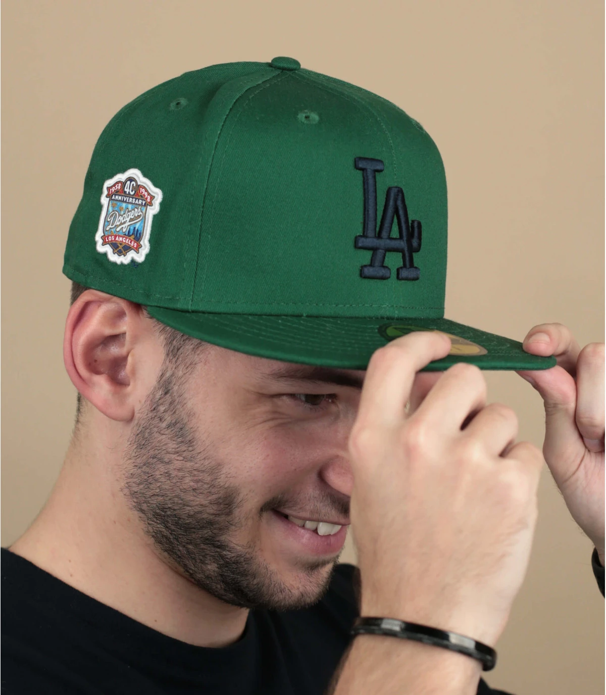 NEW ERA Patch 59Fifty LA Dark Green 1 NEW ERA Patch 59Fifty LA Dark Green