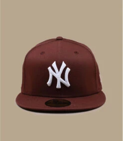 NEW ERA Patch 59Fifty NY Walnut Brown -New Era patch 59fifty ny walnut brown 2
