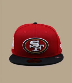 NEW ERA Side Patch 5950 49ers Scarlet -New Era side patch 5950 49ers scarlet 2