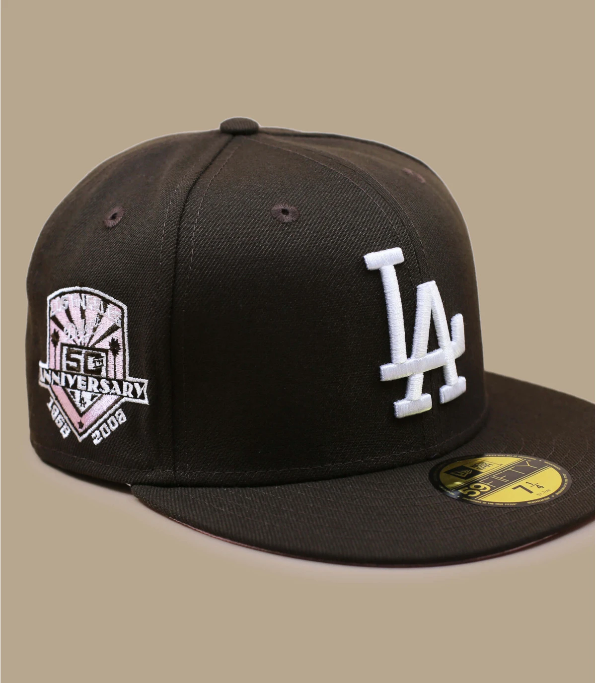 NEW ERA Side Patch 5950 LA Dodgers Walnut Pink 2 NEW ERA Side Patch 5950 LA Dodgers Walnut Pink â Image 2