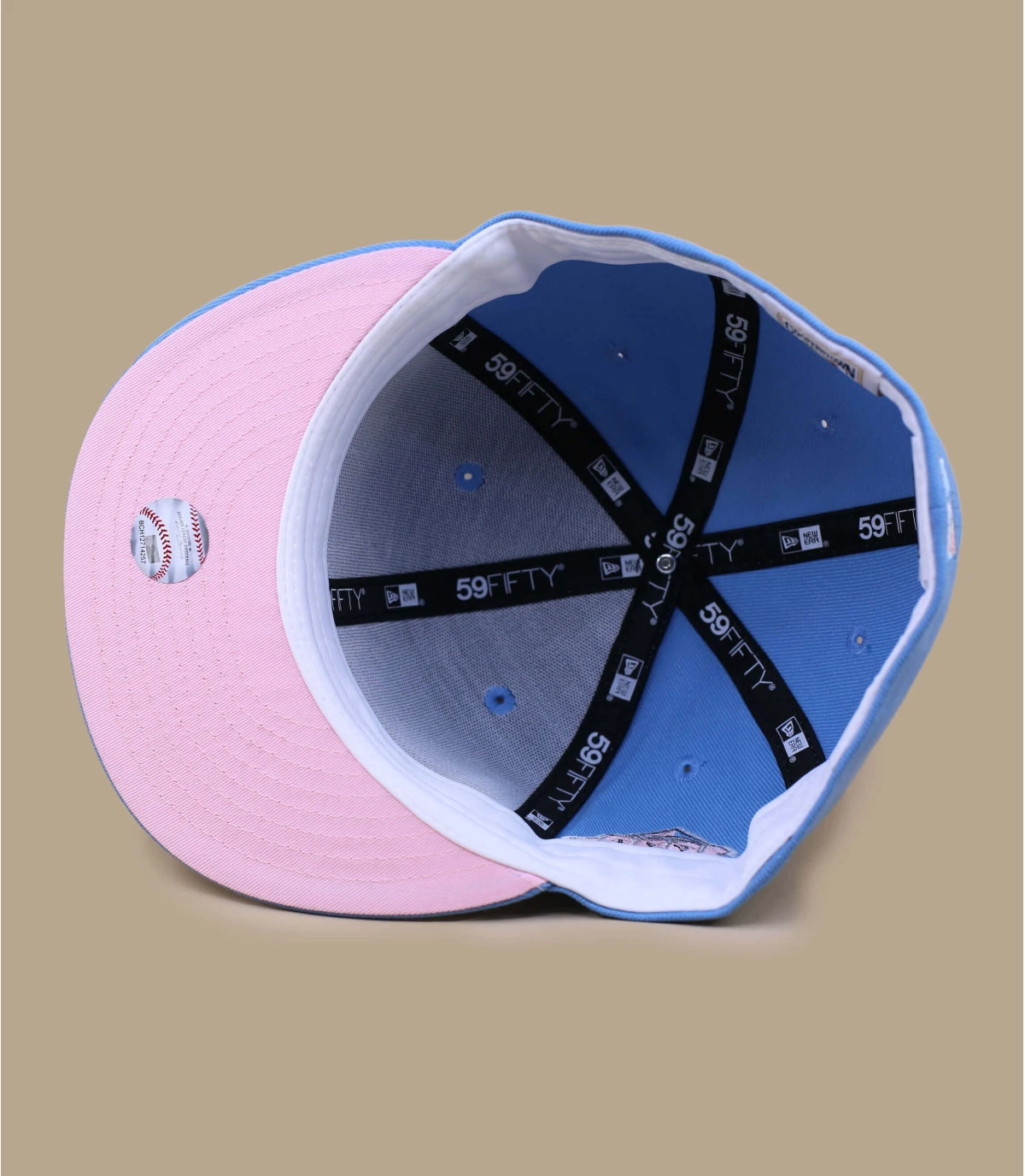 NEW ERA Side Patch 5950 NY Yankees Sky Pink 5 NEW ERA Side Patch 5950 NY Yankees Sky Pink – Image 5