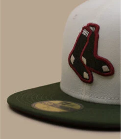 NEW ERA Side Patch 59Fifty Boston Red Sox Chrome Olive -New Era side patch 59fifty boston red sox chrome olive 2