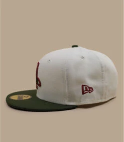 NEW ERA Side Patch 59Fifty Boston Red Sox Chrome Olive -New Era side patch 59fifty boston red sox chrome olive 4