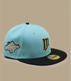 NEW ERA Side Patch 59Fifty Minnesota Twins Blue Tint Black -New Era side patch 59fifty minnesota twins blue tint black 2