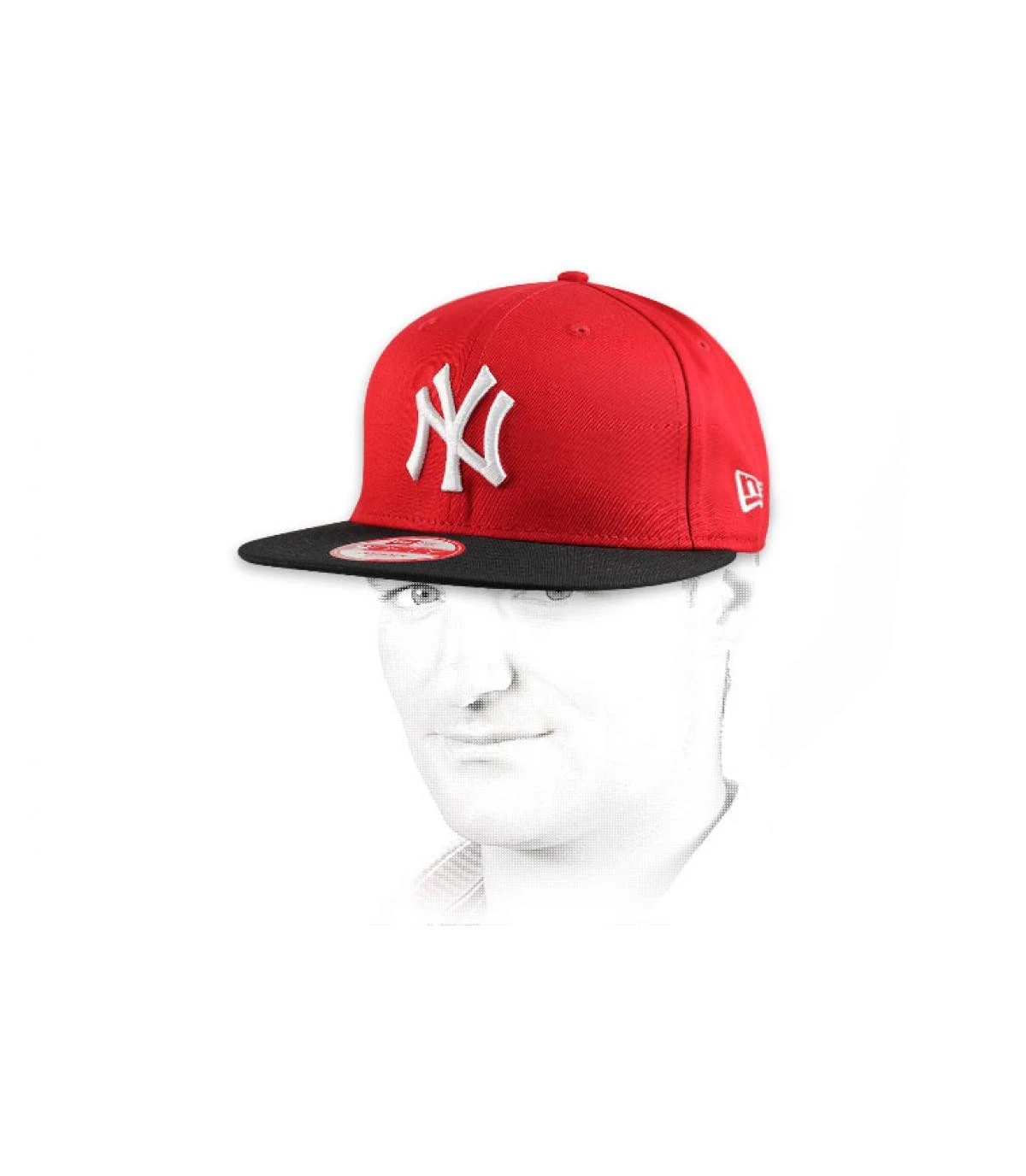 NEW ERA Snapback NY Rouge Noire 5 NEW ERA Snapback NY Rouge Noire – Image 5