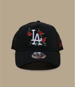New Era -New Era trucker flower la black 1