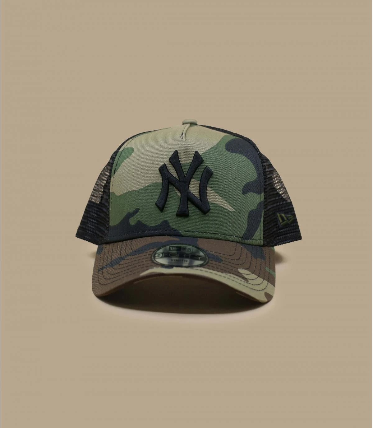NEW ERA Trucker Kids NY League Ess 940 Woodland Camo 2 NEW ERA Trucker Kids NY League Ess 940 Woodland Camo – Image 2