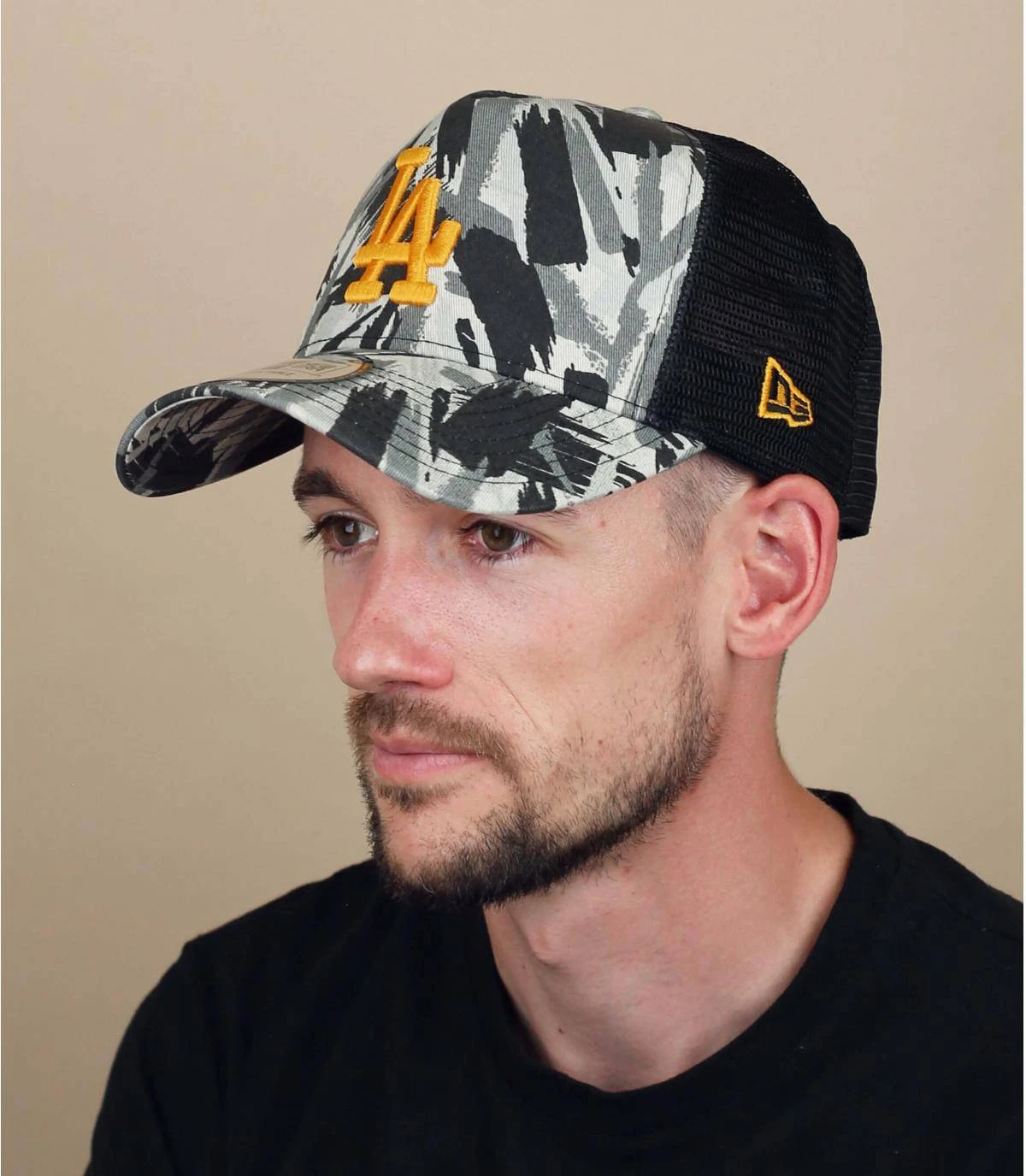 NEW ERA Trucker Seasonal Camo LA Graphite 1 NEW ERA Trucker Seasonal Camo LA Graphite