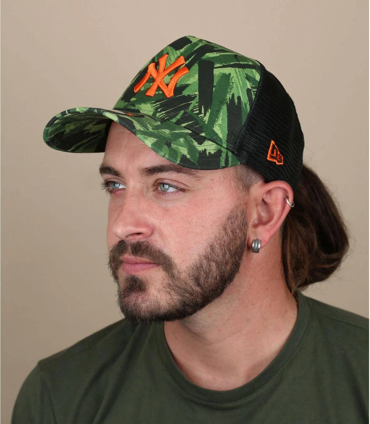 NEW ERA Trucker Seasonal Camo NY Green 1 NEW ERA Trucker Seasonal Camo NY Green