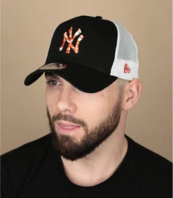 NEW ERA Trucker Seasonal Infill NY Black