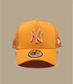 NEW ERA Trucker Tonal Mesh NY Papaya