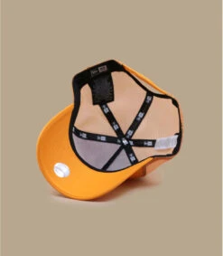 NEW ERA Trucker Tonal Mesh NY Papaya -New Era trucker tonal mesh ny papaya 4