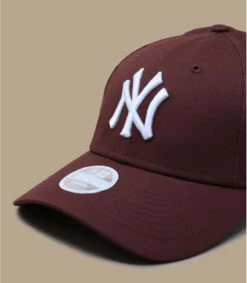 NEW ERA Wmn League Ess 9Forty NY Walnut Brown -New Era wmn league ess 9forty ny walnut brown 2